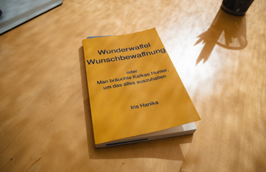Cover von Iris Hanikas Buch "Wunderwaffel Wunschbewaffnung"